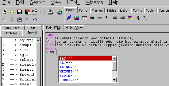 HTML redaktors
